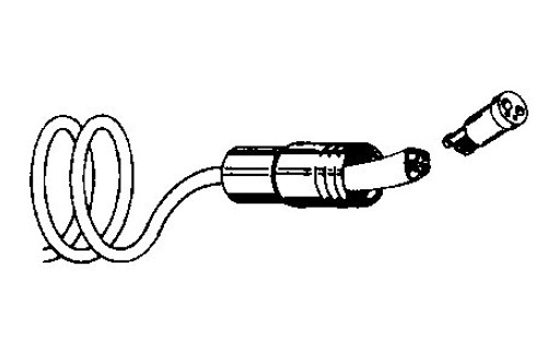 HP Tubing, 4 Hole w/CT, Asepsis Coiled Black