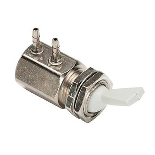 Toggle Valve, Side Ported, 2-Way, Gray