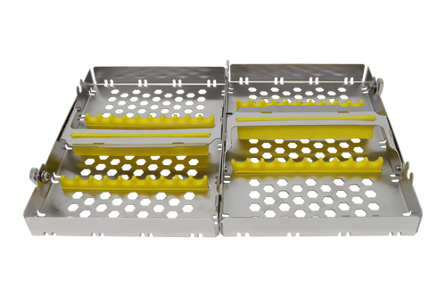 Sterilization Cassette for 20 Instruments, Double Decker - 200x132x40, Detachable