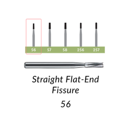 Kerr, Carbide Burs FG-56ss Clinic pack 100 , FG56SS-100
