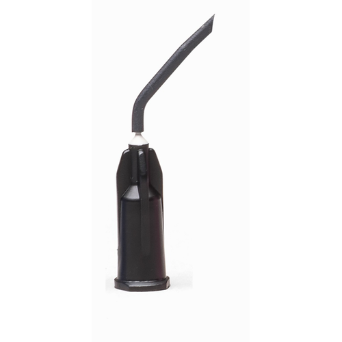 Prebent Black Dropper Tips 15/Pk