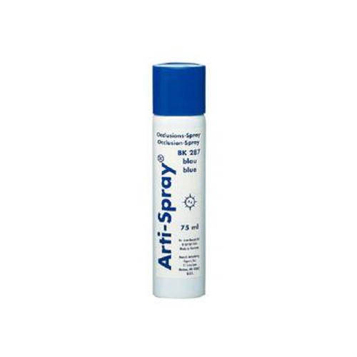 Arti-Spray BLUE Occlusion Spray. Universal color indicator to test the occlusal