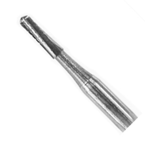 Beavers FG #1158 Straight Dome Plain Carbide Bur, clinic pack of 100 burs
