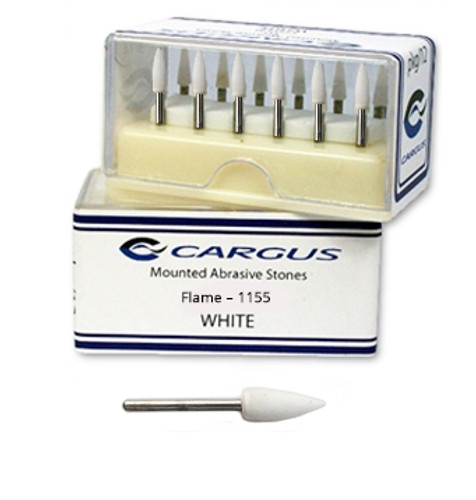 Cargus FL2 flame FG (friction grip) Arkansas stone (aluminum oxide) finishing