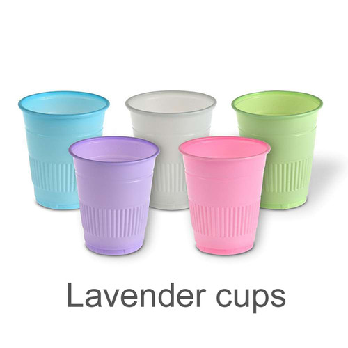MARK3 Disposable 5 oz Plastic Cups - Lavender - 1000/Cs. Made