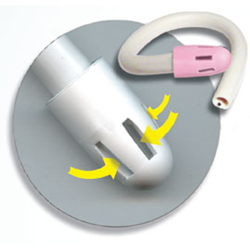 Comfort Plus Saliva Ejectors White/Pink Tip - Bubblegum Scented 100/Bag