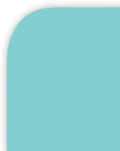 Crosstex 8.5' x 12.25' Ritter B - AQUA Heavyweight Paper Tray Cover 1000/Bx