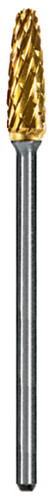Euro Goldies HP 47-XC Regular Cut Titanium Nitride Carbide Bur. Single Bur