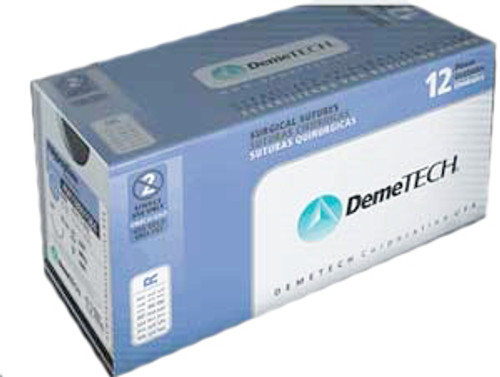 DemeLENE 5/0, 18' (45 cm) Polypropylene Blue Suture with Reverse Cutting C-3