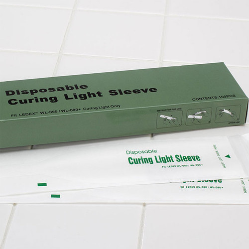 Ledex Curing Light Sheaths 100/Bx. Fit WL-090/WL-090+ Curing Light Only