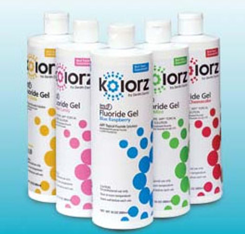 Kolorz 60 Second Cotton Candy Fluoride Gel, APF 1.23%, Thixotropic Formula
