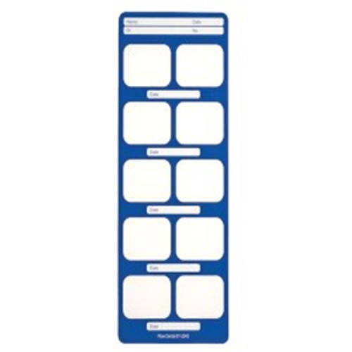 Perfect Pocket Film Mounts Vinyl/Blue 10 Window Bite Wing, Size 2, box of 100