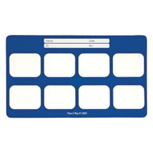 Perfect Pocket Film Mounts Vinyl/Blue 2-Rows, 8 Window Horizontal, Size 2, box