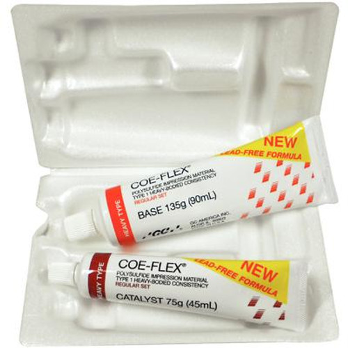Coe-Flex Heavy Body - Lead-Free Rubber Base Impression Material, Refill