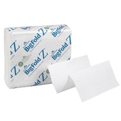 BigFold Z 8' x 11' (8' x 3.75' folded) Premium C-Fold Replacement Paper Towels
