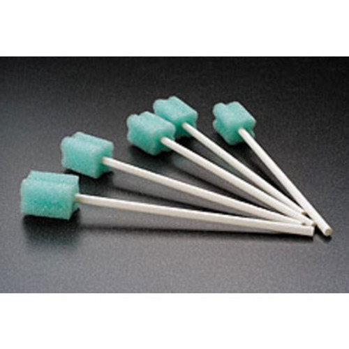 KimVent Oral Swab with Dentifrice Coating 1000/Cs. Non-Sterile Disposable
