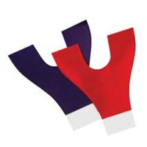 House Brand Articulating Paper Horseshoe, Blue/Red, Box of 6 books