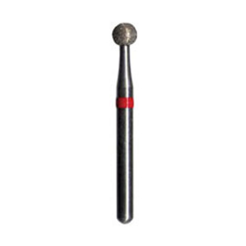 House Brand FG #801.023 Fine grit, Round diamond burs, 10/Pk