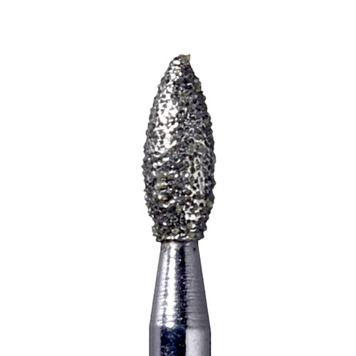 House Brand FG 368.018SC Football Shaped, Super Coarse Grit Diamond Burs, 10/Pk