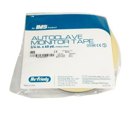 IMS Autoclave Monitor Tape - ORANGE Color Coding 60 Yard Roll. Strong 3/4'