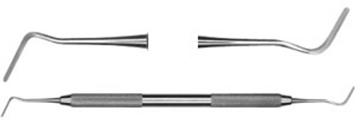 Hu-Friedy Interproximal off angle double end carver with regular handle