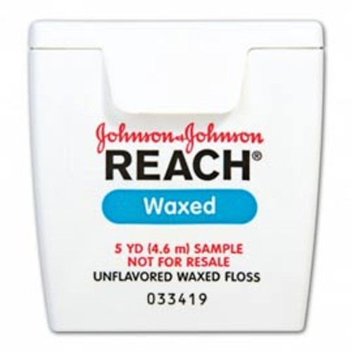 Reach Floss - Unflavored Waxed Trial Size, 5 yards 144/Pk. Dental Floss