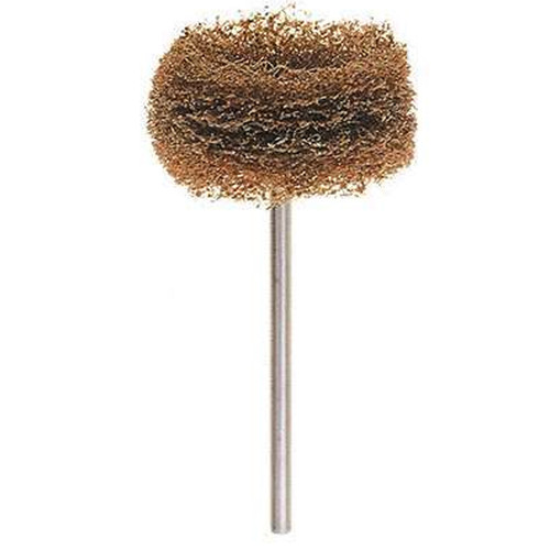 Hatho Scotch Brite Brushes - Coarse Polishing Disks, Mounted on mandrel, 1'
