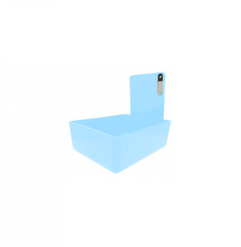 Keystone Light Blue Plastic Lab Work Pan, 12/pack. Size: 7â€³ x 5â€³ x 2-1/2â€³