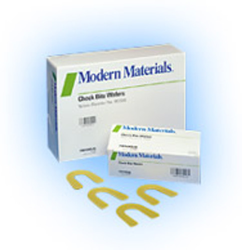 Modern Materials Check Bite Wafers - Hard, Yellow, .125' Thick, Trial Package