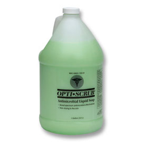 Opti-Scrub Liquid Antimicrobial Skin Cleanser - 1 gallon bottle. Ready to use
