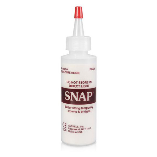 Snap Temporary Crown and Bridge Material, #62 shade, 40 gram Bottle of Powder