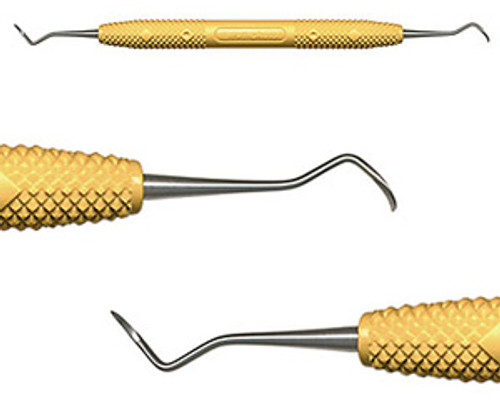 Cruise Line 204S DE Scaler, 6 1/2' long. 3/8' Diameter Resin Yellow Handle