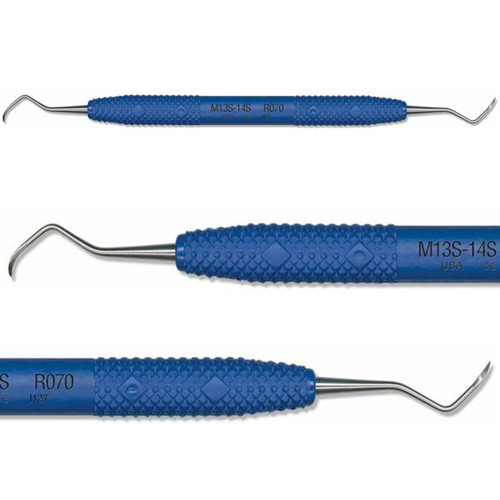 Cruise Line 13S/14S DE McCall Curette with Blue Handle