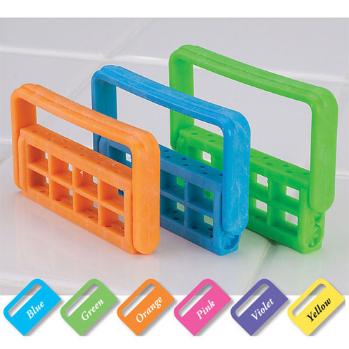 Plasdent Bur Caddy - Neon Green 1/Pk. Adjustable Bur Caddy. Designed to hold