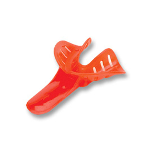 Excellent-Colors Ortho Impression Trays - Perforated #1 Pedo Small Lower Red