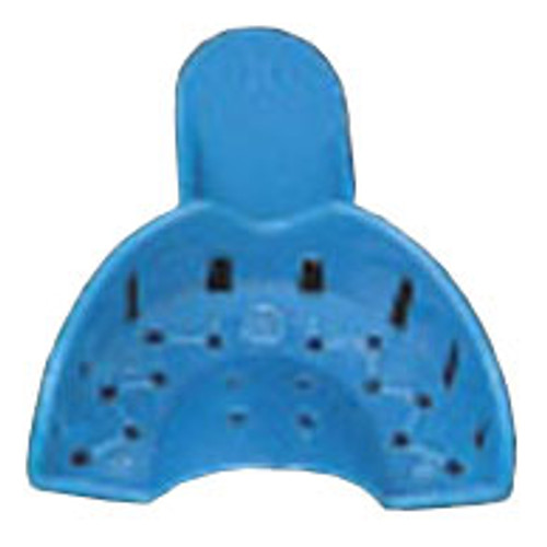Excellent #10 Upper Anterior - Perforated, Teal Plastic Impression Trays
