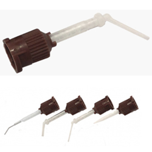 Activa Automix Tips with Long Narrow Intraoral Tips 50/Pk. Brown/Clear. *For