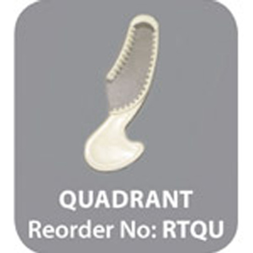 Safe-Dent Quadrant bite registration trays, 35/bx. Disposable plastic