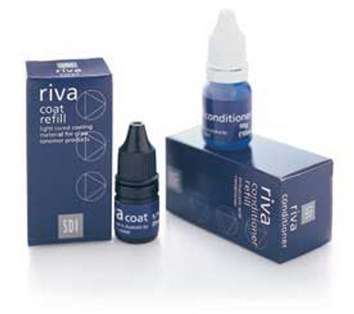 Riva Self Cure Conditioner - Packable Glass Ionomer Restorative: Single 10 mL
