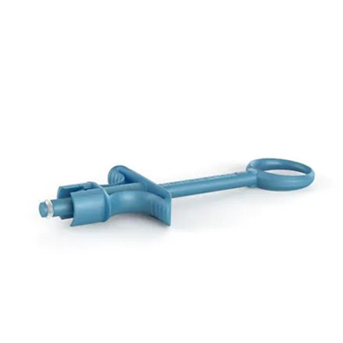 Ultra Safety Plus Twist XL Reusable Handle (Blue), Autoclavable. Single Syringe