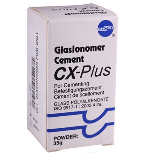 CX Plus Powder Only - Glass Ionomer Cement, 35 Gm. Bottle