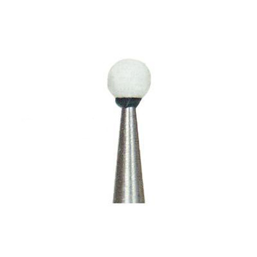 Dura-White RD1 round CA (contra angle), 12/pk, aluminum oxide finishing stones