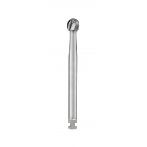 SS White RA #8 round carbide bur for slow speed latch, pack of 10 burs