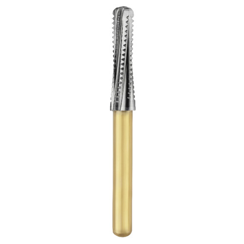 Great White Ultra FG #856.020 Round End Taper Carbide Bur, Package of 5 Burs