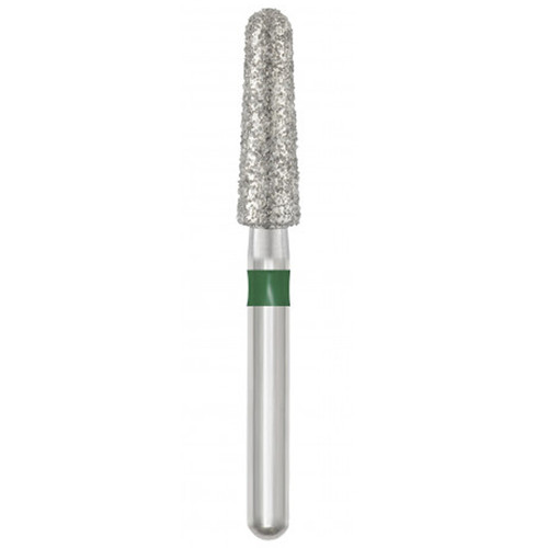 Revelation FG #856.025 SS (Short Shank) Coarse Round End Taper Diamond Bur, 5/Pk