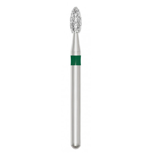 Revelation FG #379.018 Coarse Football Shaped Diamond Bur, 5/Pk
