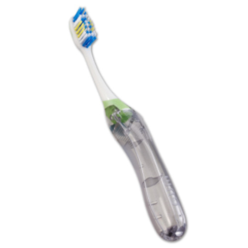GUM Travel Toothbrush with Soft Dome Trim Bristles 12/Pk. Antibacterial