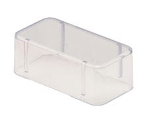 Zirc Bur Block Cover - 14 Hole 1' High, Clear Plastic, for Standard Burs