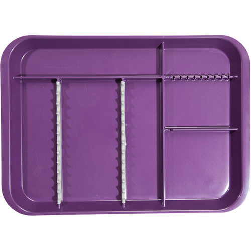 B-Lok Divided Tray, Size B (Ritter) 13-3/8' x 9-5/8' x 7/8', Plum