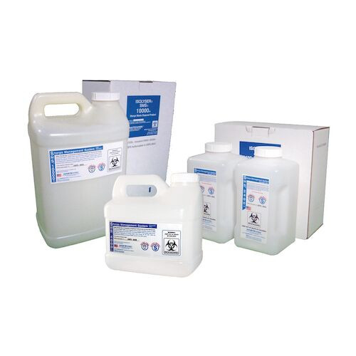 Isolyser Sharps Mail Back Disposal 3.3 Liter, 2/Pkg
